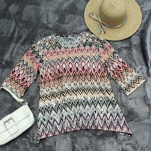 💖😁SZ 16-18🦋💕BONWORTH TOP 3/4 SLEEVES